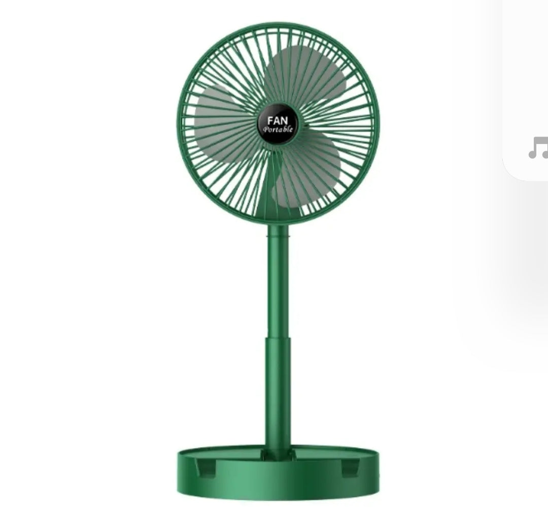 Folding Fan mini portable rechargeable Fan speed adjustment Foldable Table Fan