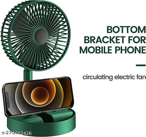 Folding Fan mini portable rechargeable Fan speed adjustment Foldable Table Fan