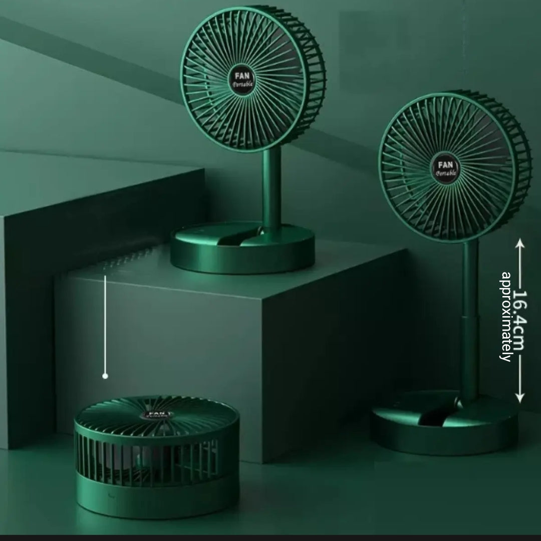 Folding Fan mini portable rechargeable Fan speed adjustment Foldable Table Fan