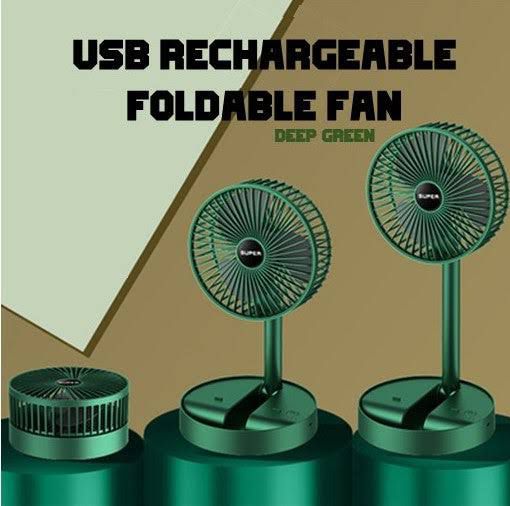 Folding Fan mini portable rechargeable Fan speed adjustment Foldable Table Fan